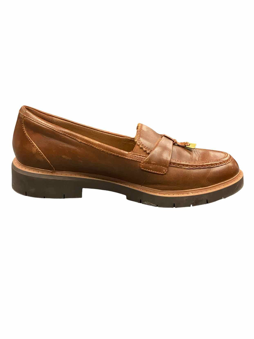 Clarks Shoe Size 10 Brown Leather Westlynn Bella Loafers