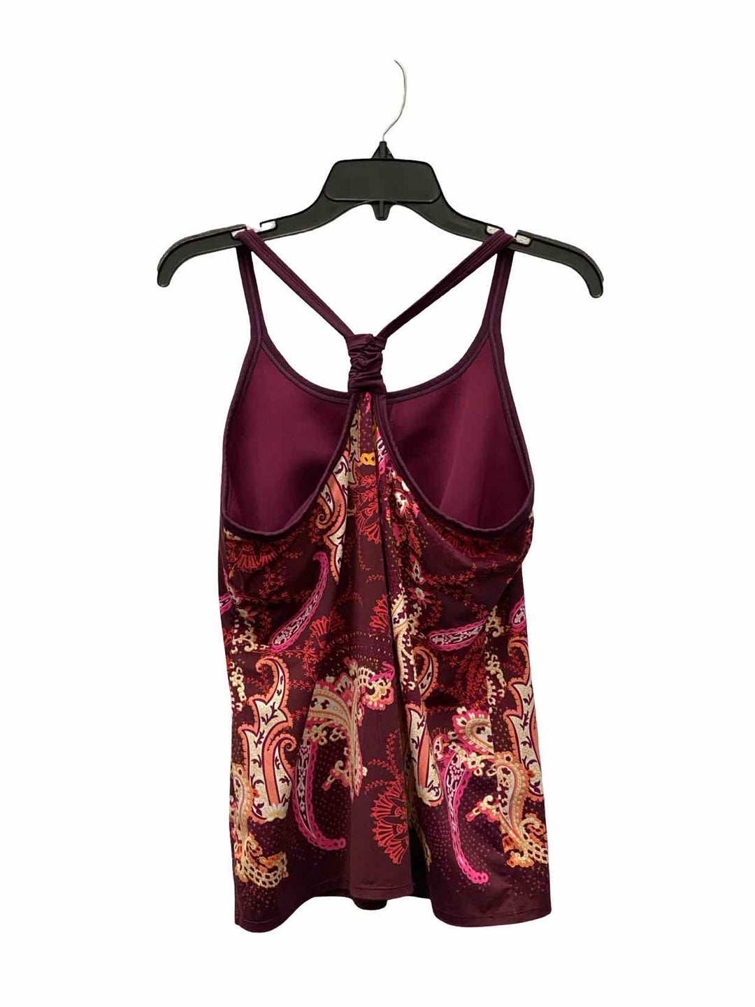 Athleta Size XL Purple Print Athletic Tank Top