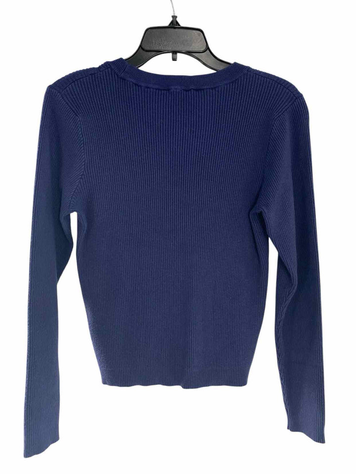 Ophelia Rose Size XL Blue Ribbed Sweater