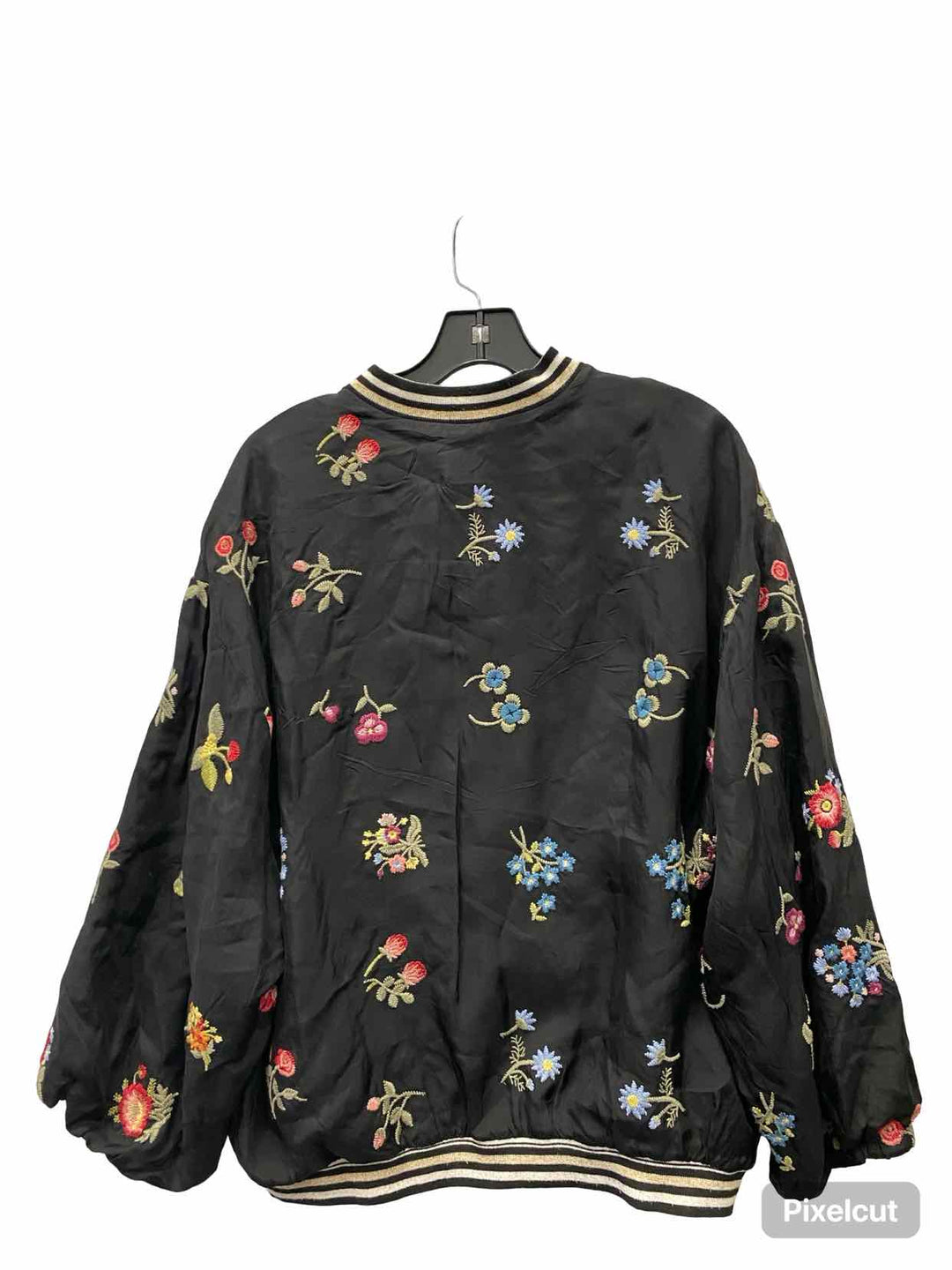 Johnny Was Size S Black Embroidered Coat(short)