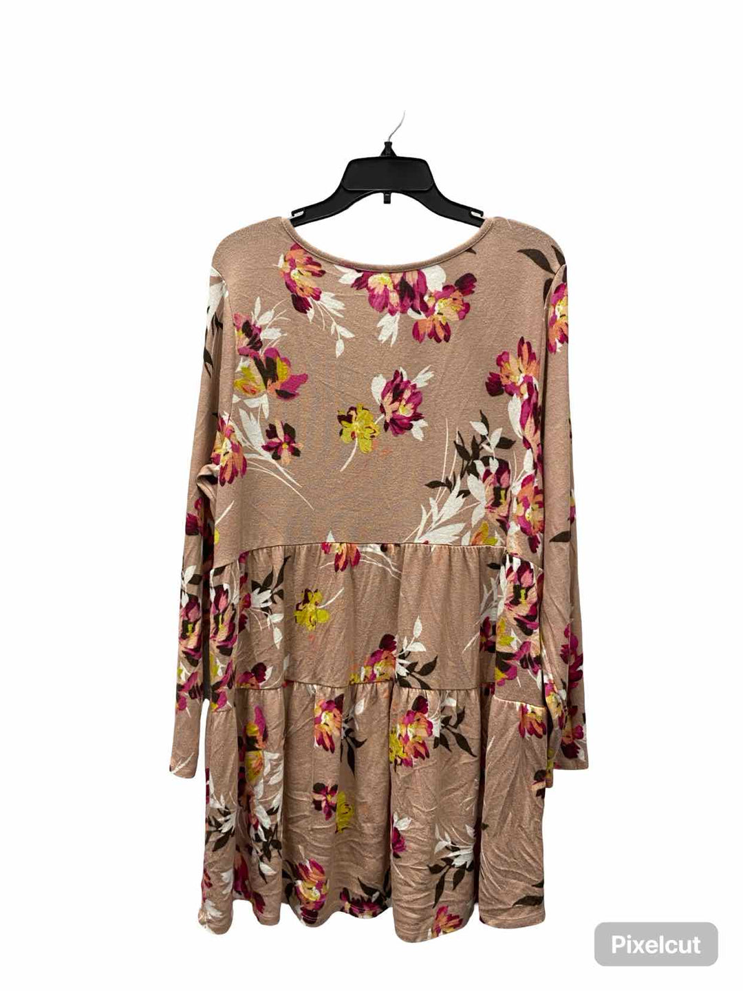 Torrid Size 2 Pink Floral Long Sleeve Shirts