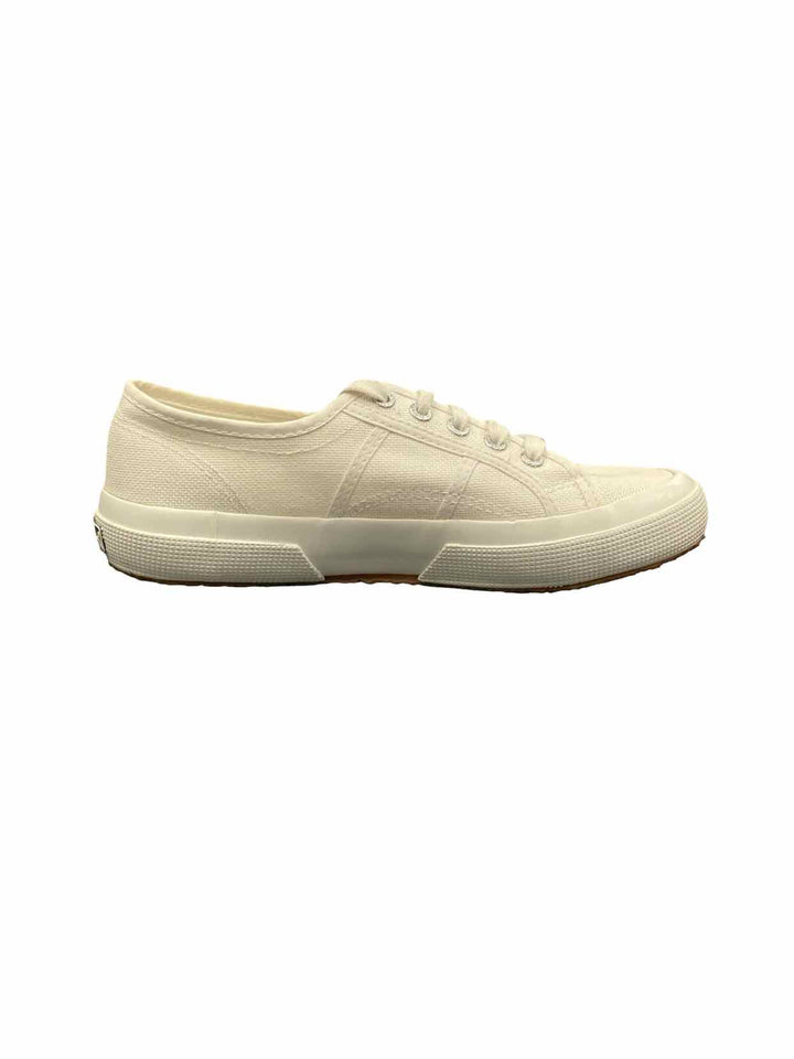 Superga Shoe Size 6 White Canvas Cotu Classic Sneakers