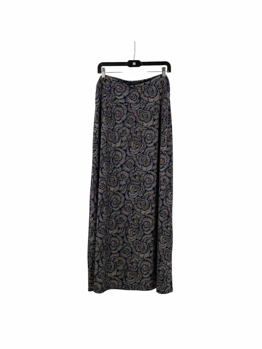 Gilli Size 2X Navy White Print Skirt