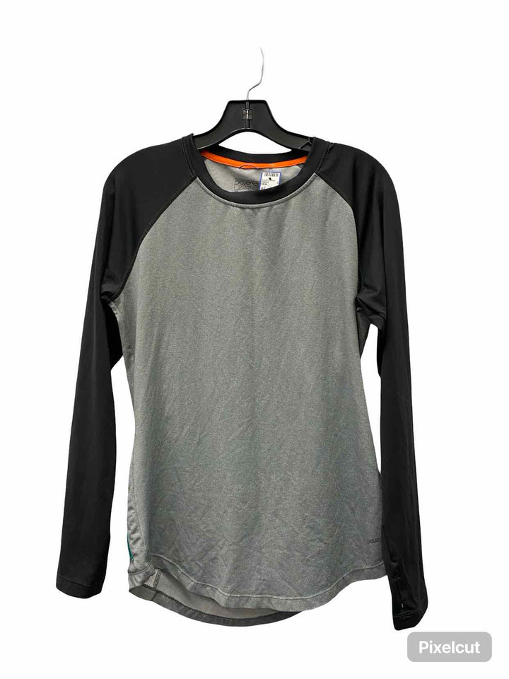 Patagonia Size M Black Gray Print Athletic Long Sleeve