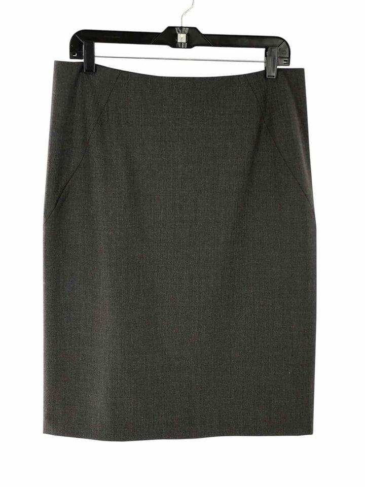 Theory Size 12 Gray Wool Blend Skirt