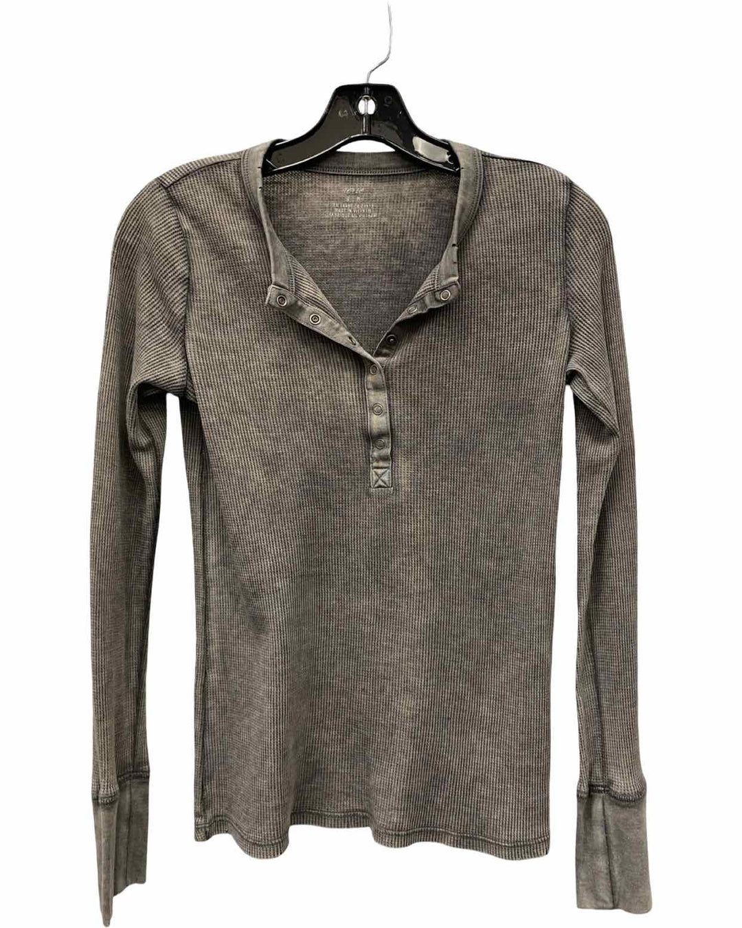 Aerie Size S Gray Long Sleeve Shirts