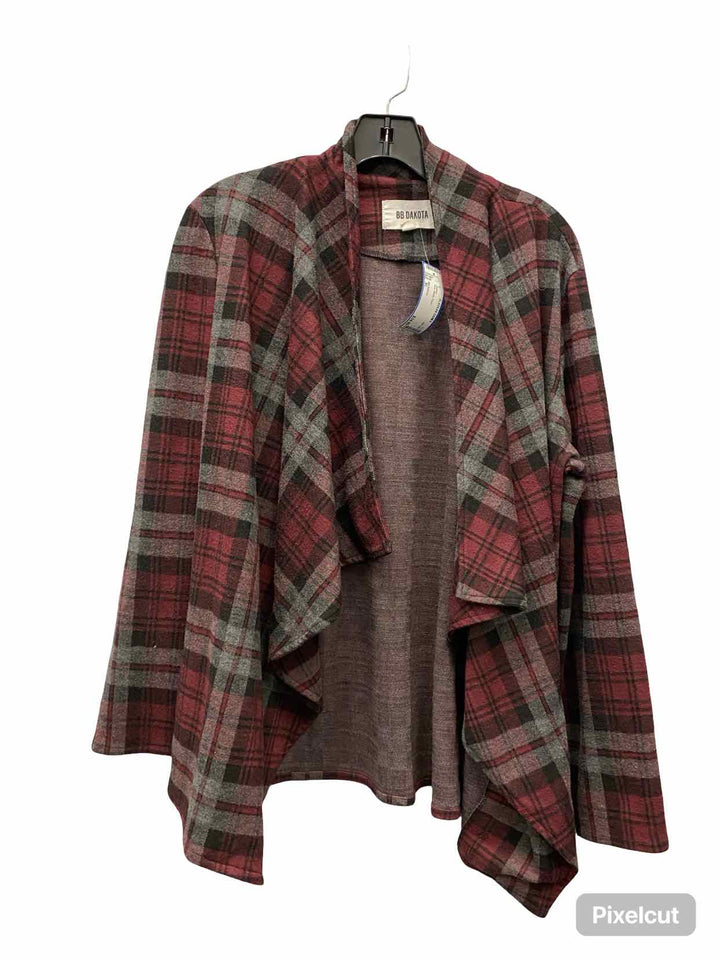 BB Dakota Size XL Red Black Plaid Jacket