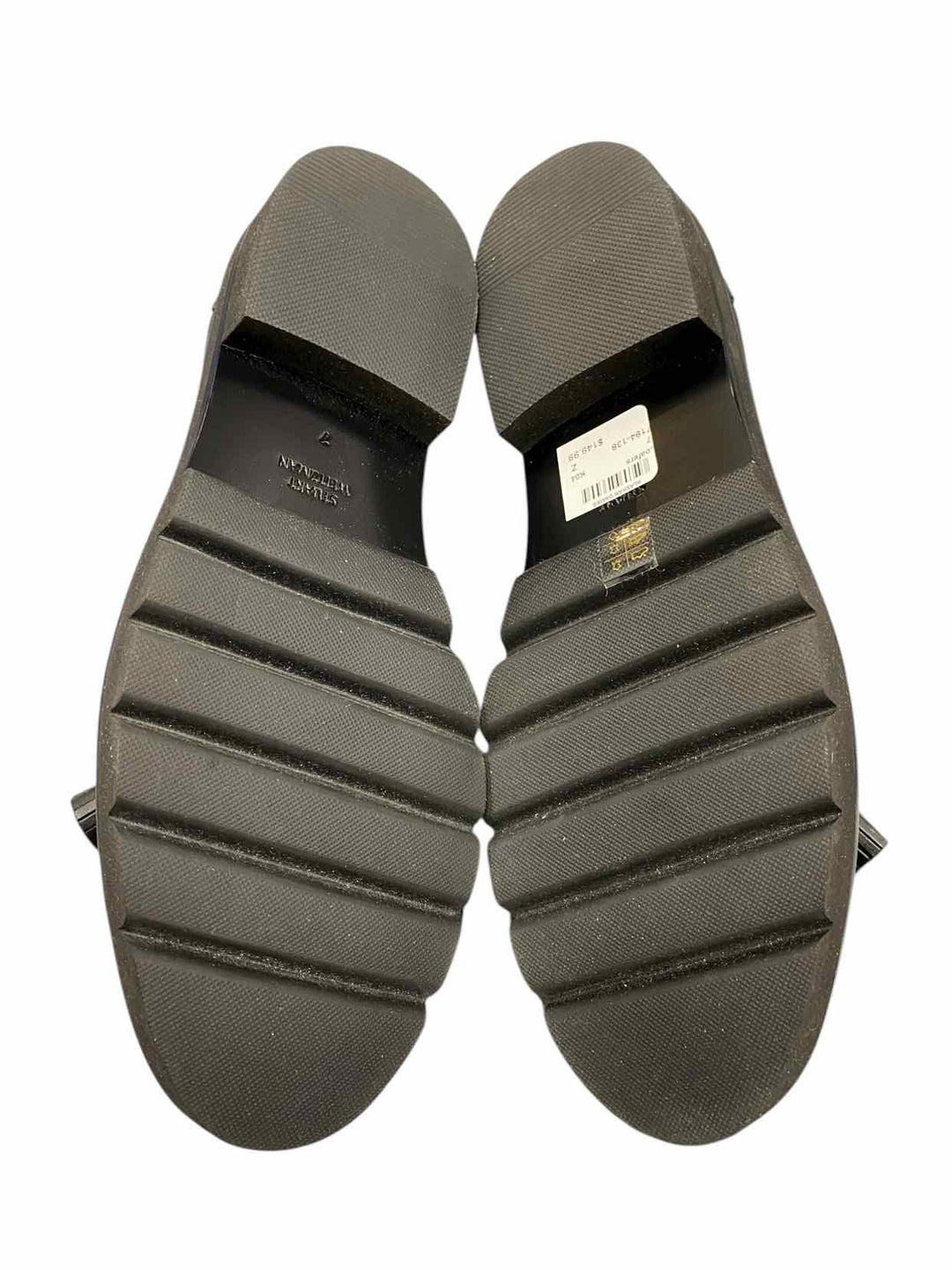 Stuart Weitzman Shoe Size 7 Black Leather NWOT Loafers