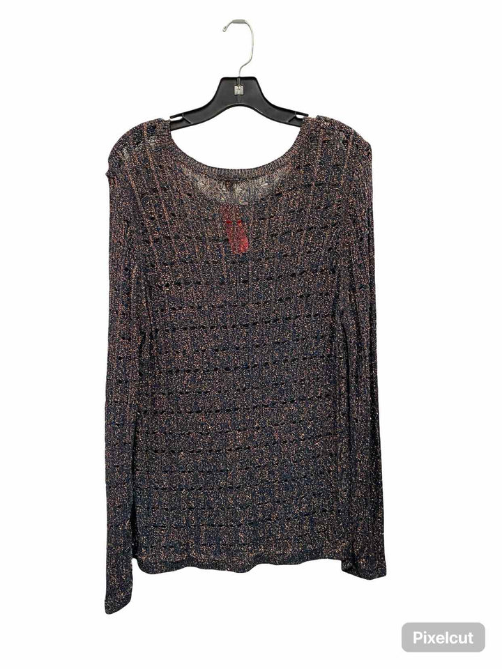 Pilcro Size M Teal Sparkly Sweater