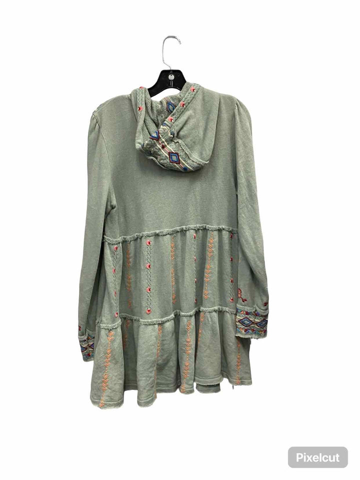 Johnny Was Size M Green Zuzu Jacket