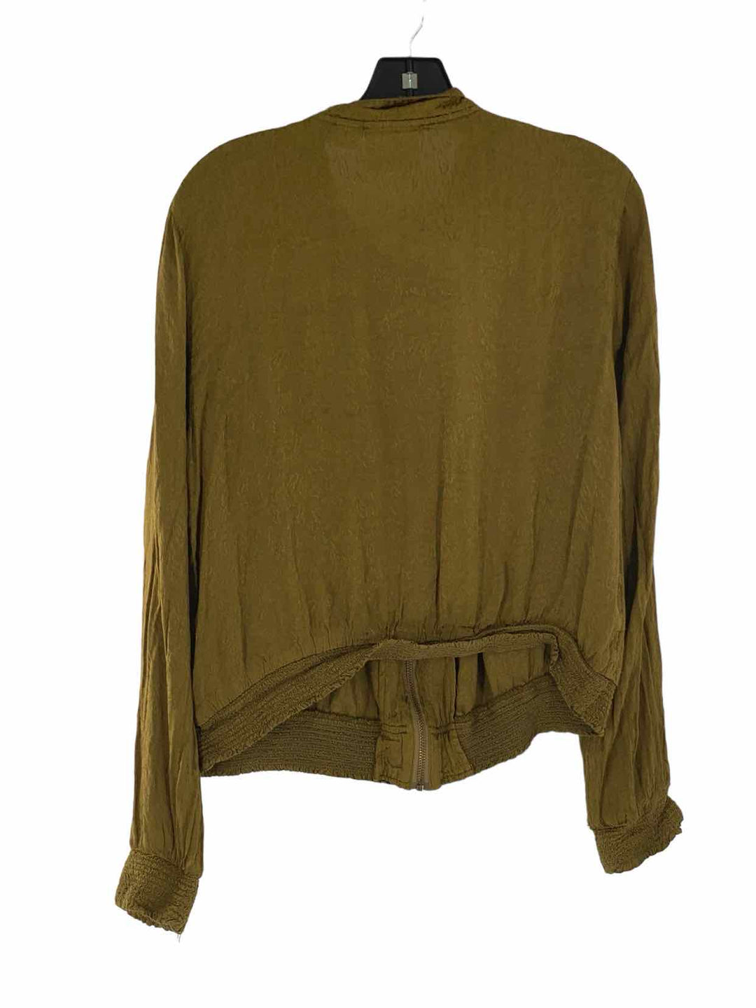 Maeve Size M Olive Cheetah Long Sleeve Shirts