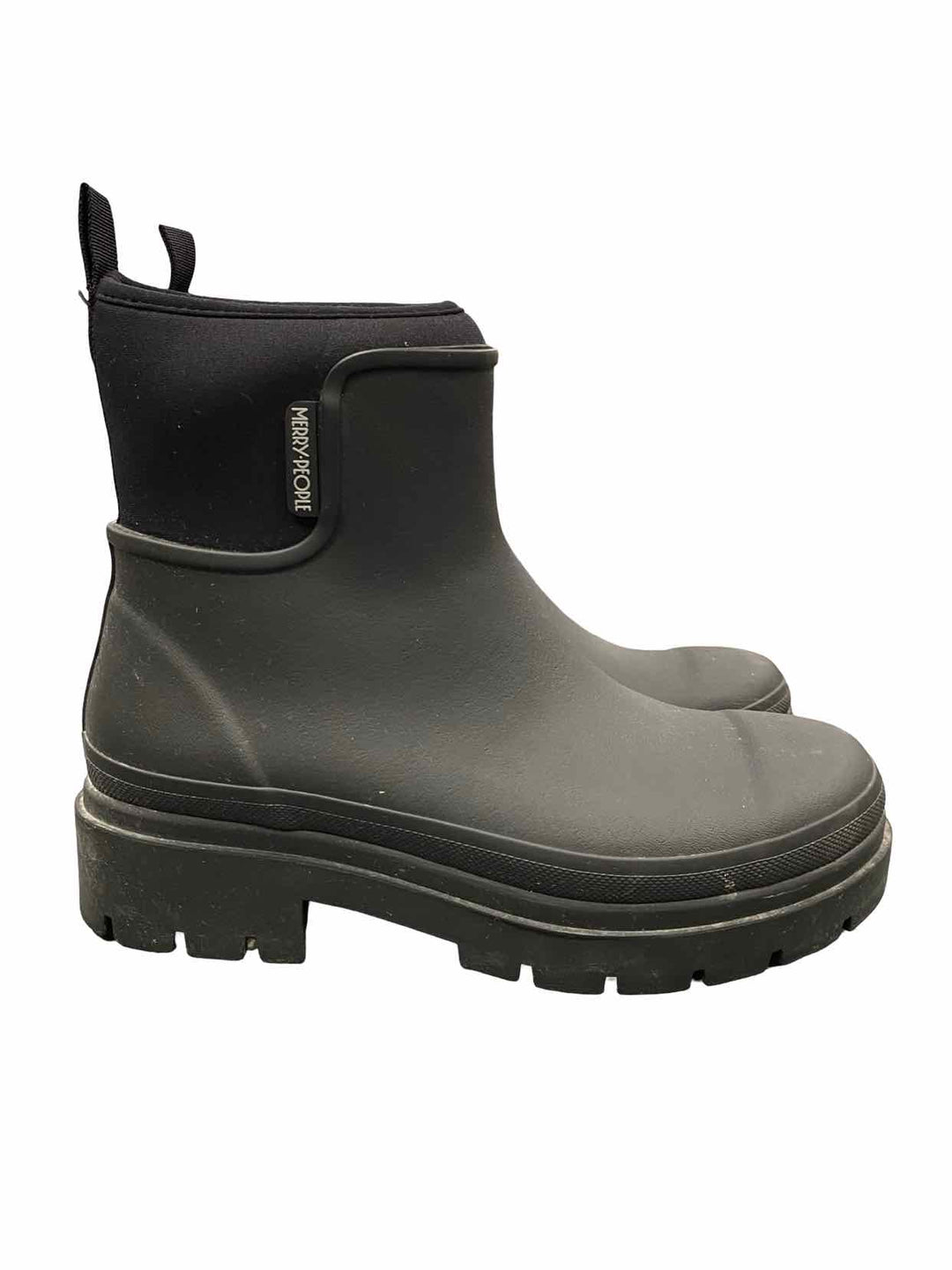 Merry People Shoe Size 40 Black Tully Ankle Rain Boots(Ankle)