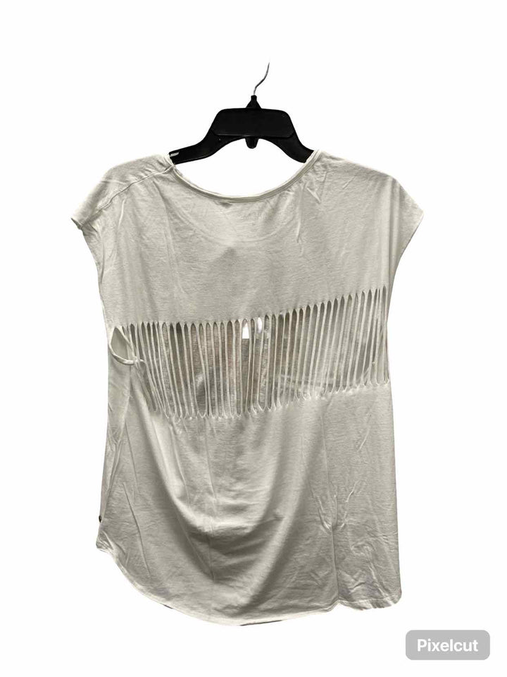Guess Size M Cream Tiger Short Sleeve Shirts