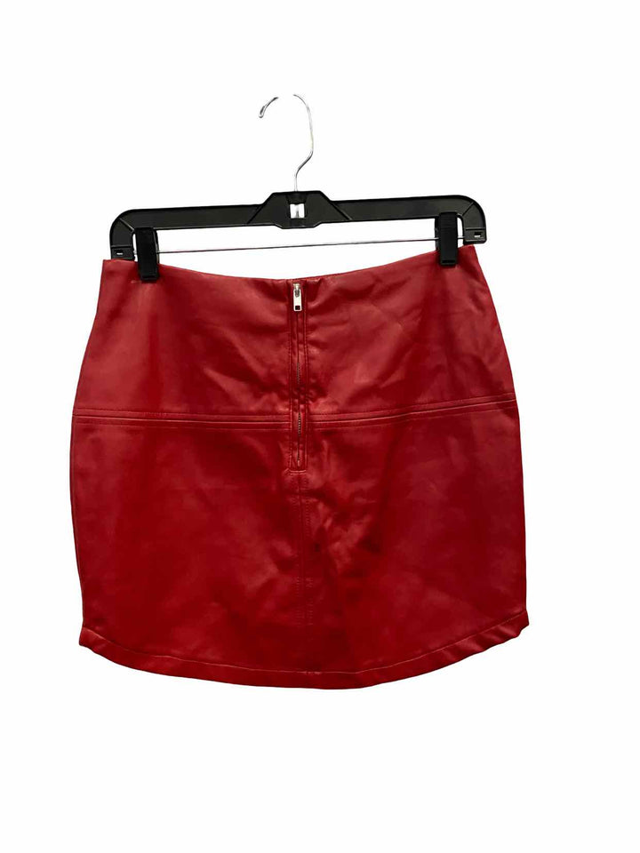 Lulus Size M Red Skirt