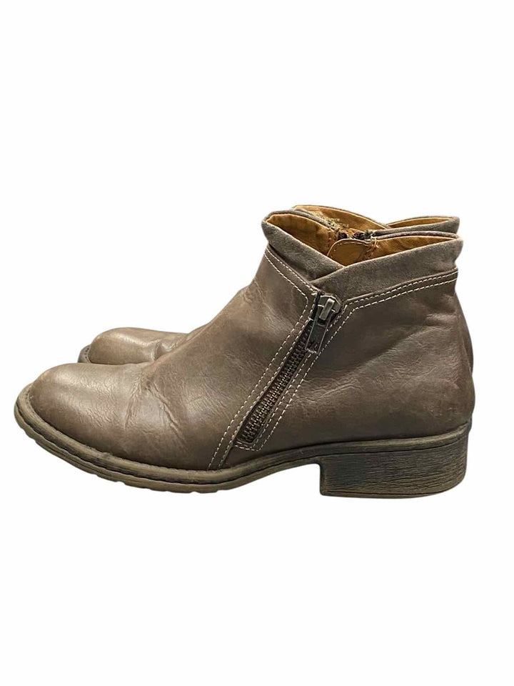 Sofft Shoe Size 7.5 Taupe Manmade Boots(Ankle)