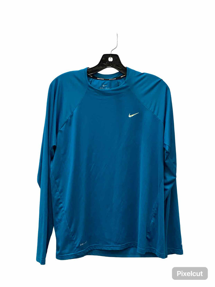 Nike Size XL Blue Athletic Long Sleeve