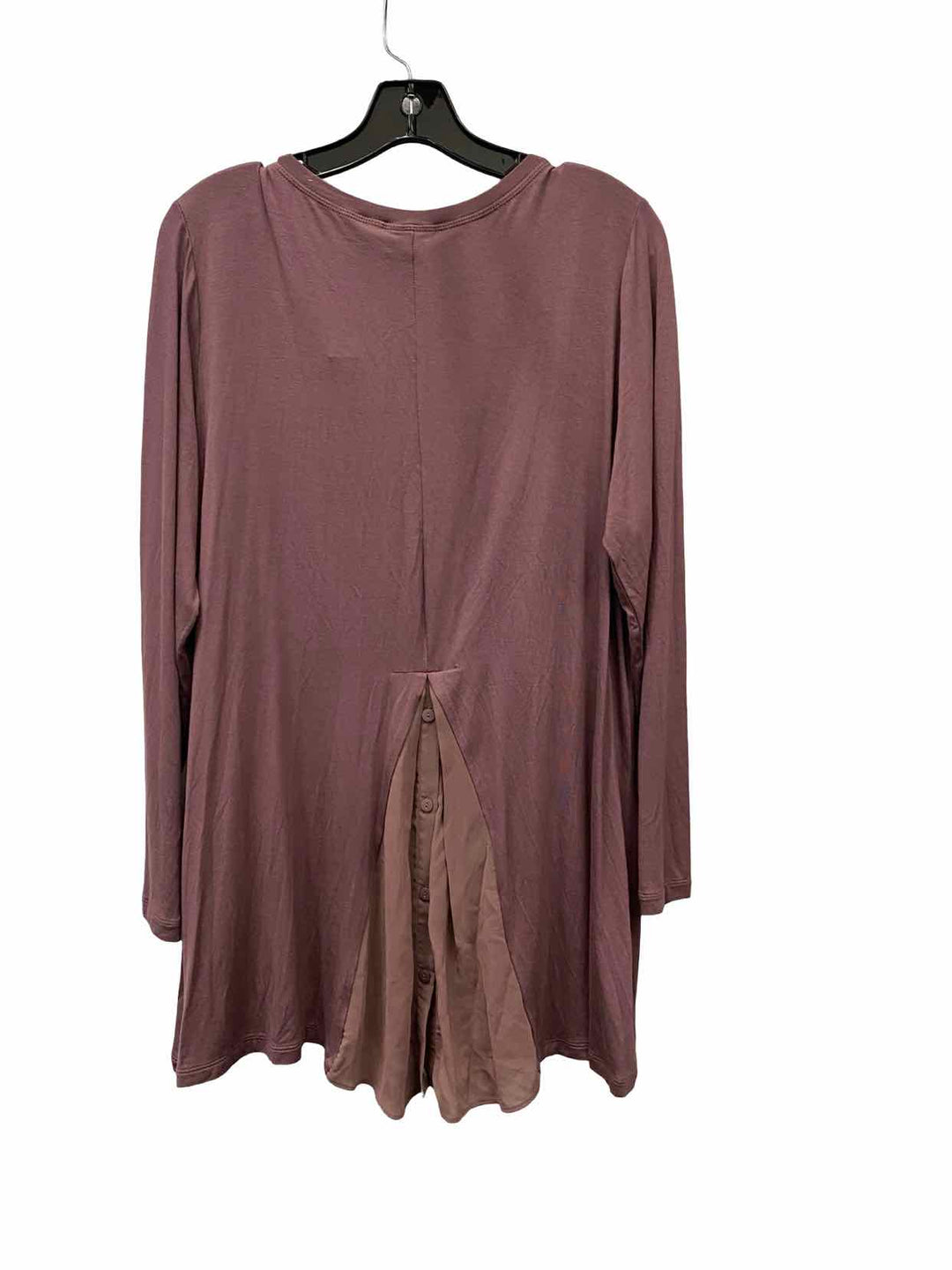 LOGO Size L Purple Long Sleeve Shirts