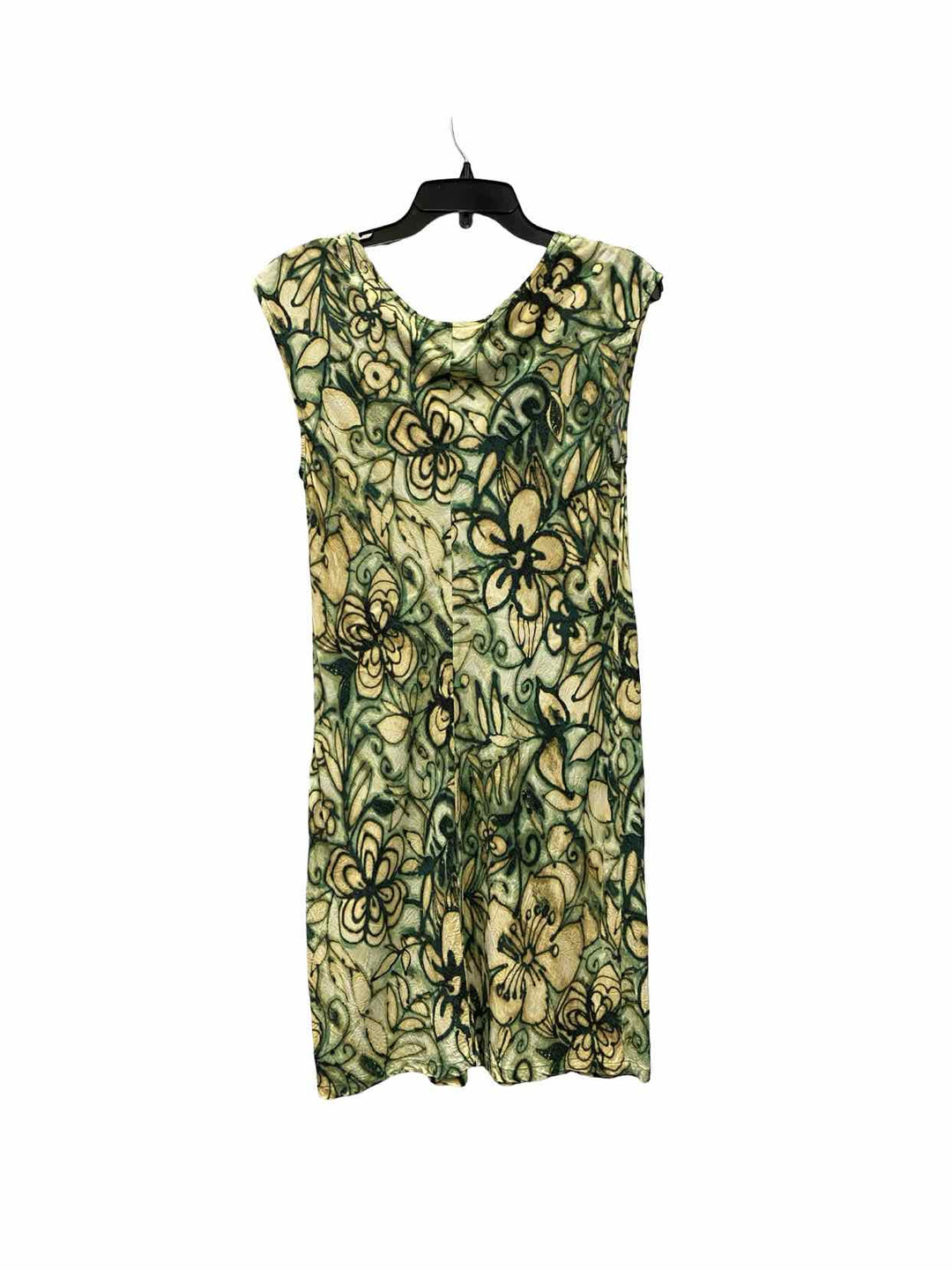 Jams World Size S Green Beige Floral Dress