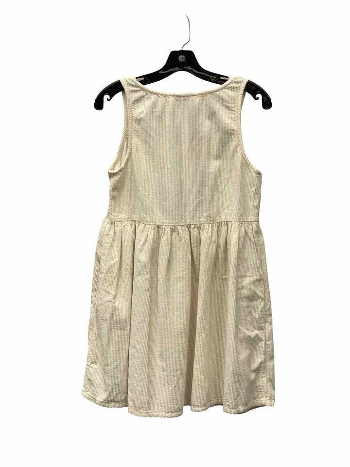 American Eagle Size S White Corduroy Dress