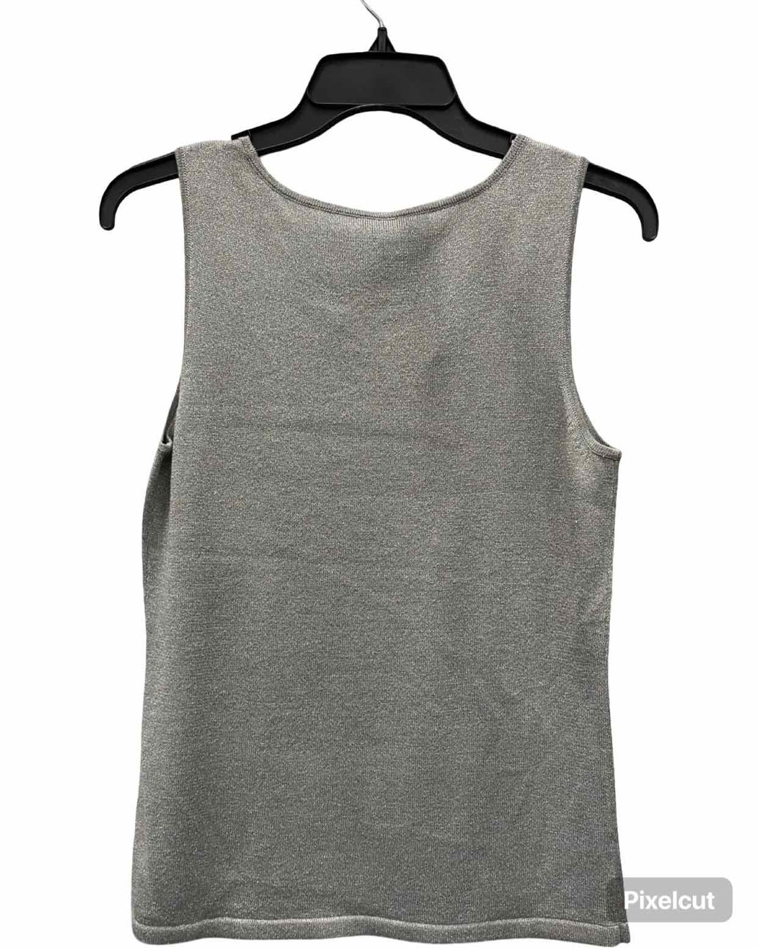 Ann Taylor Size M Silver Sparkly Tank Top