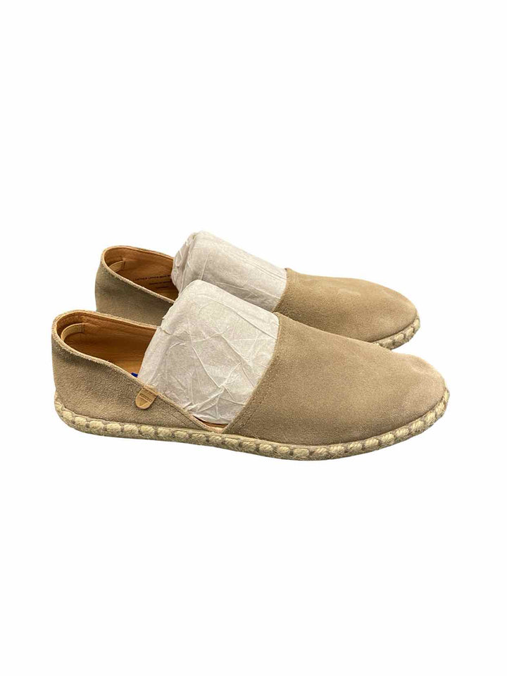 Verbenas Shoe Size 40 Tan Suede Carmen Espardrilles Flats