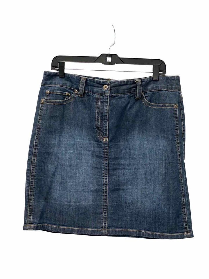 Ann Taylor Size 14 Blue Denim Skirt