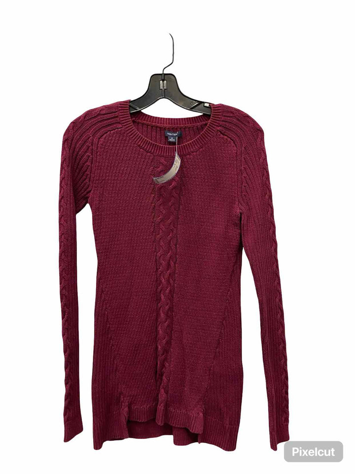 Nautica Size S Maroon Sweater