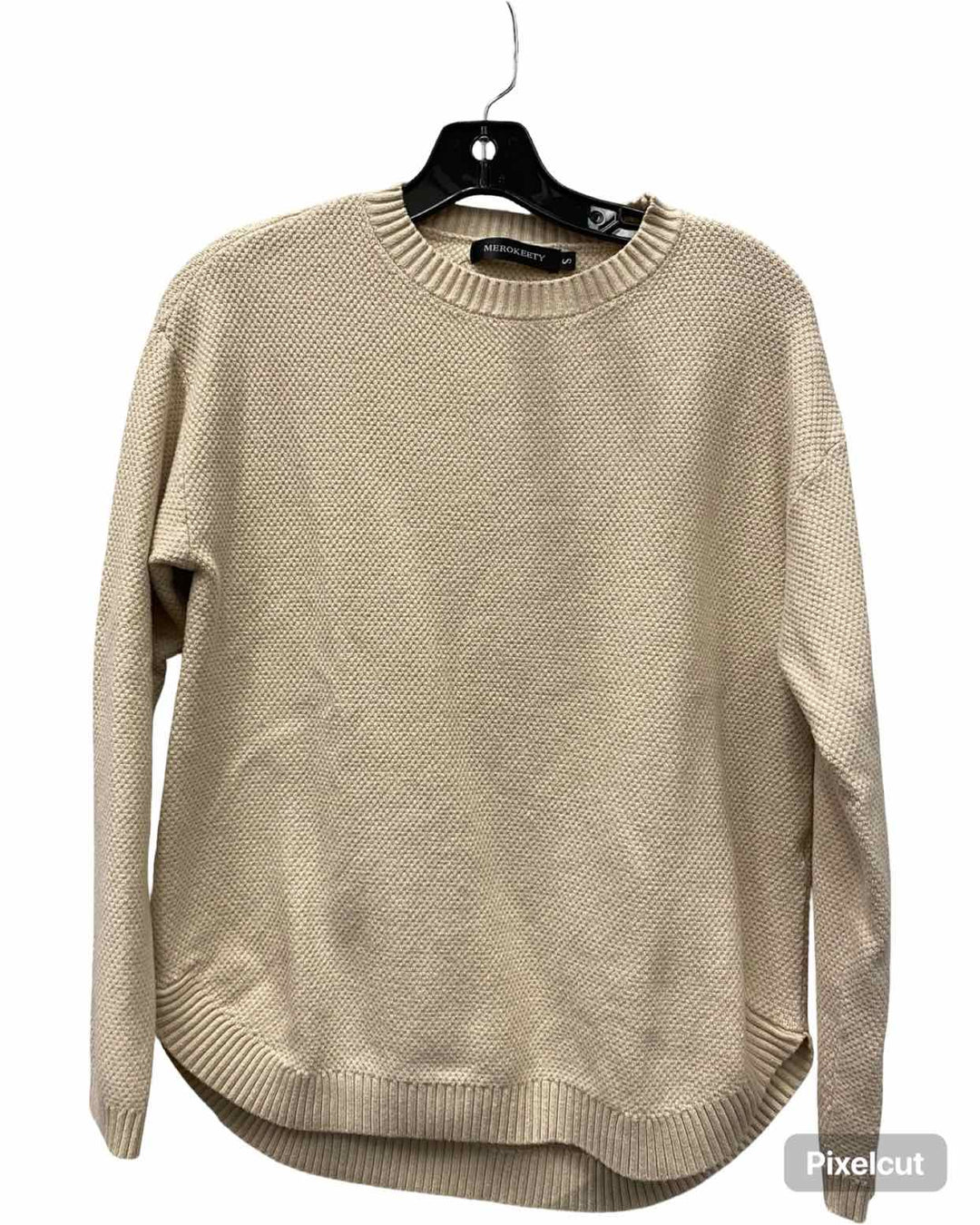 Merokeety Size S Beige Sweater