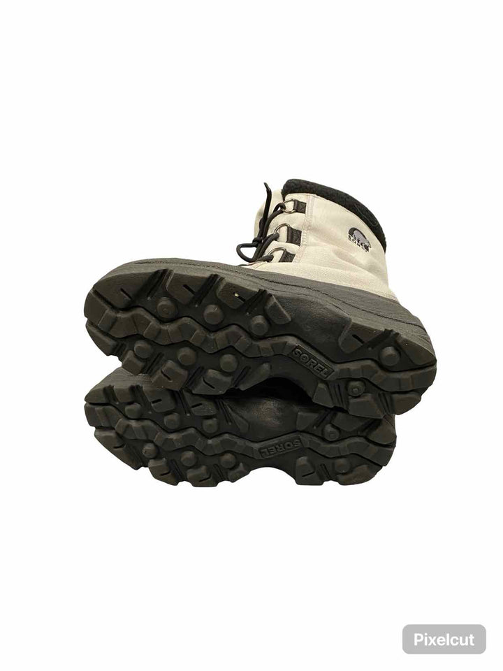 Sorel Shoe Size 8 Grey Black Insulated Boots(Ankle)
