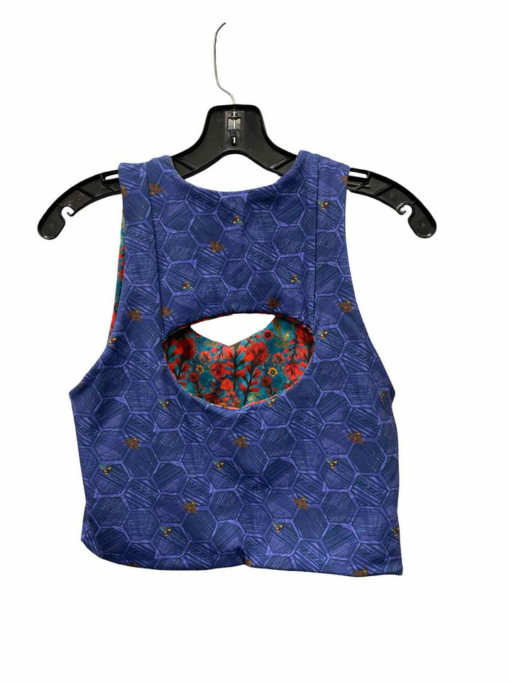 YOUer Size L Purple Multi Athletic Tank Top