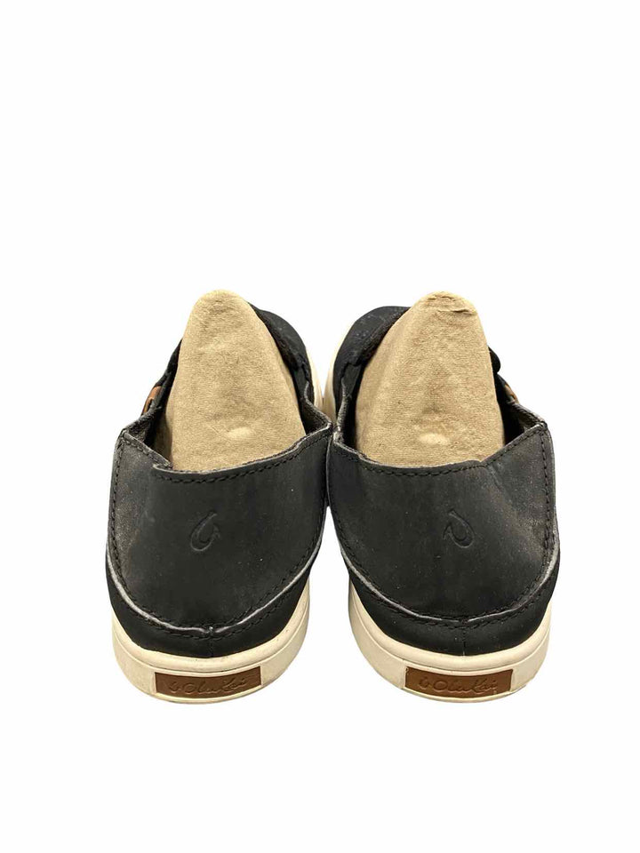 OluKai Shoe Size 8.5 Black Blue Sneakers