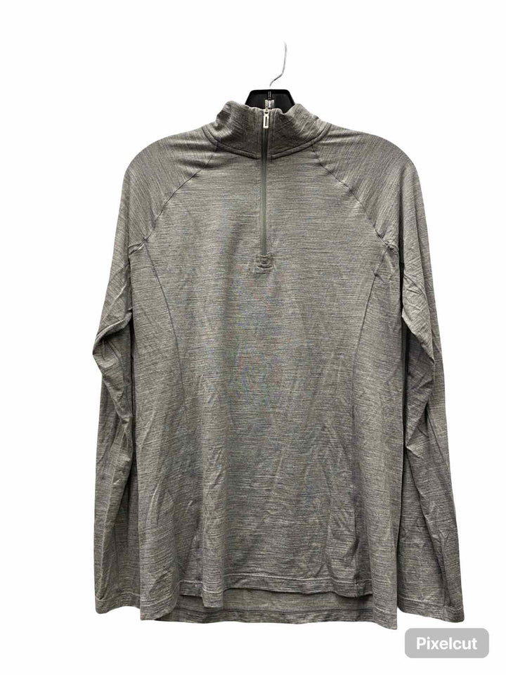 Smartwool Size L Gray Athletic Jacket