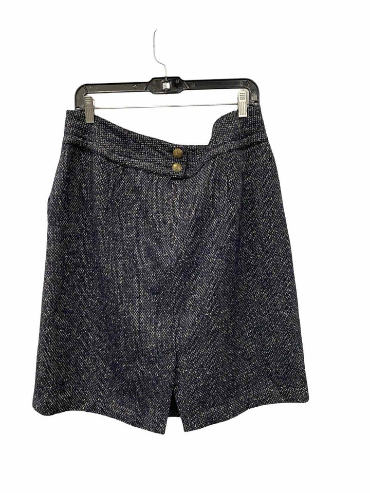 Cabi Size 16 Black White Tweed Skirt
