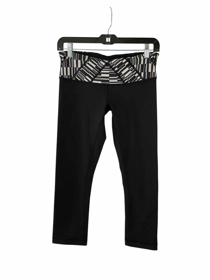 Lululemon Size 6 Black White Athletic Pants