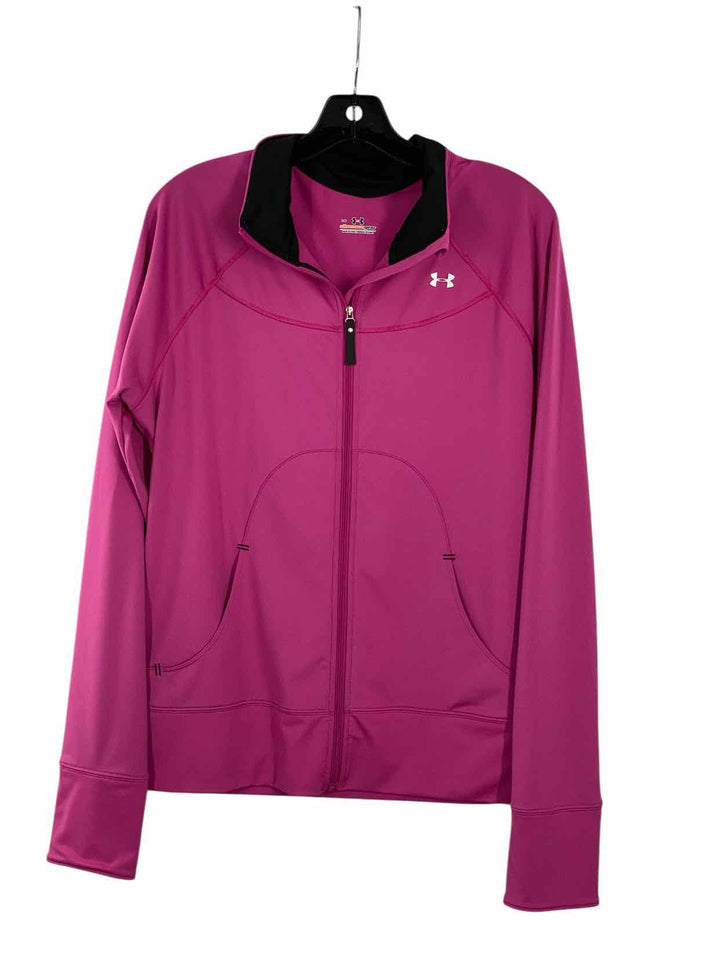 Under Armour Size L Pink Athletic Jacket
