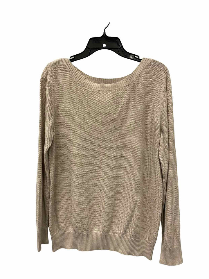 LL Bean Size L Light Brown Sweater