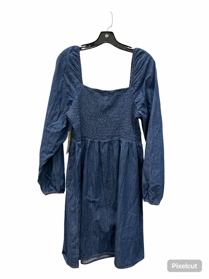 MadeWell Size L Blue Dress
