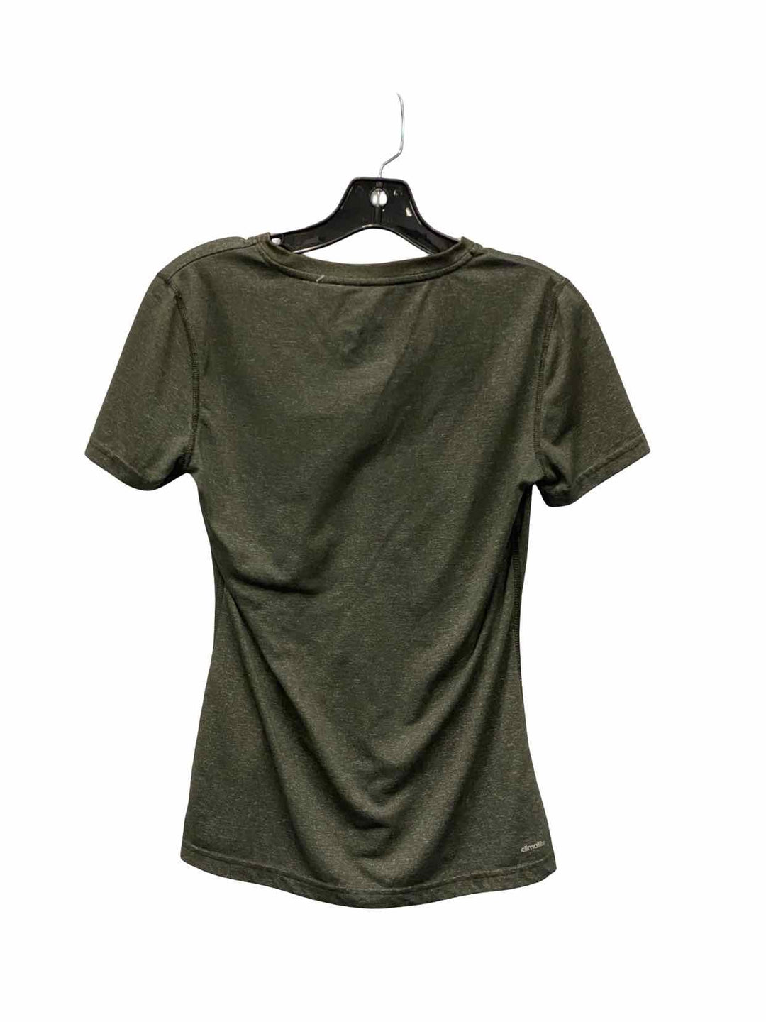 Adidas Size XS Brown Athletic Short Sleeve