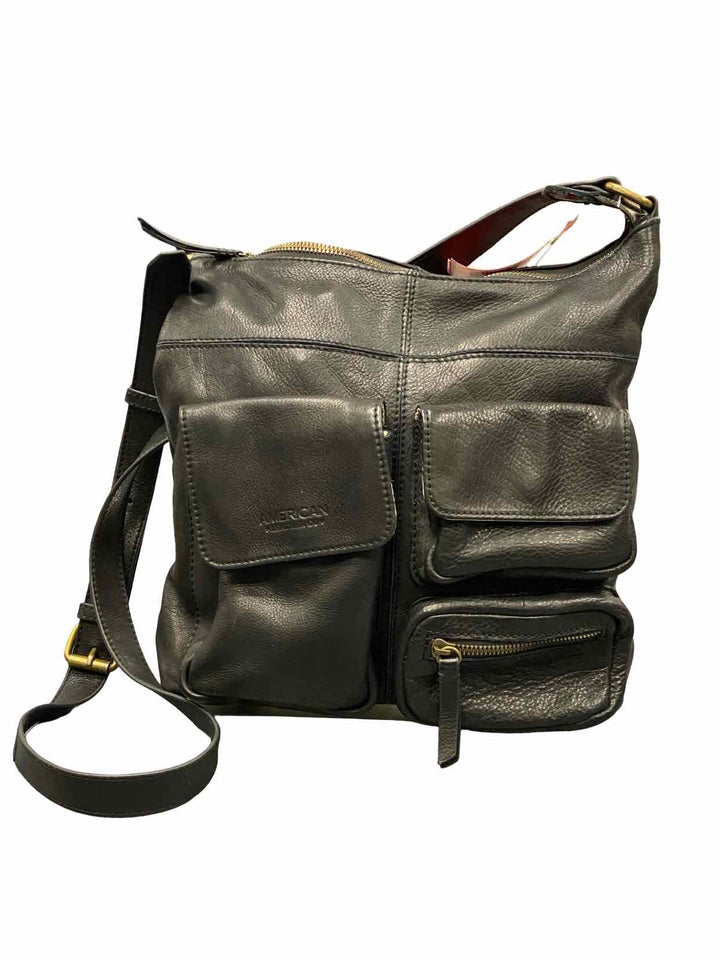 American Leather Co. Black Purse