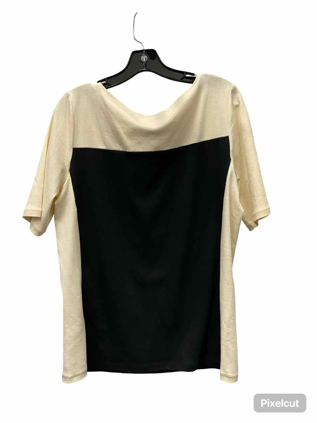 Ralph Lauren Size XL Cream Black Short Sleeve Shirts