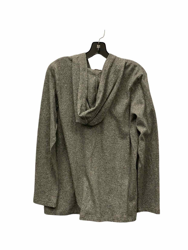 purejill Size M Gray 100% cotton Button Up Jacket