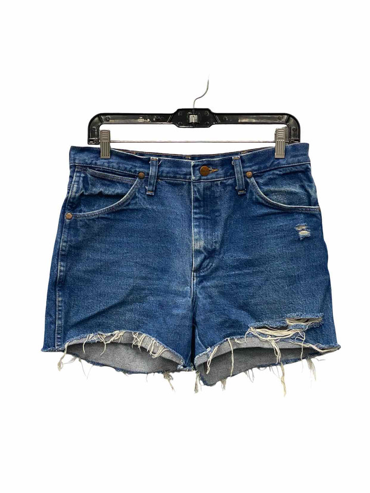 Wrangler Size 30 Blue Denim Shorts