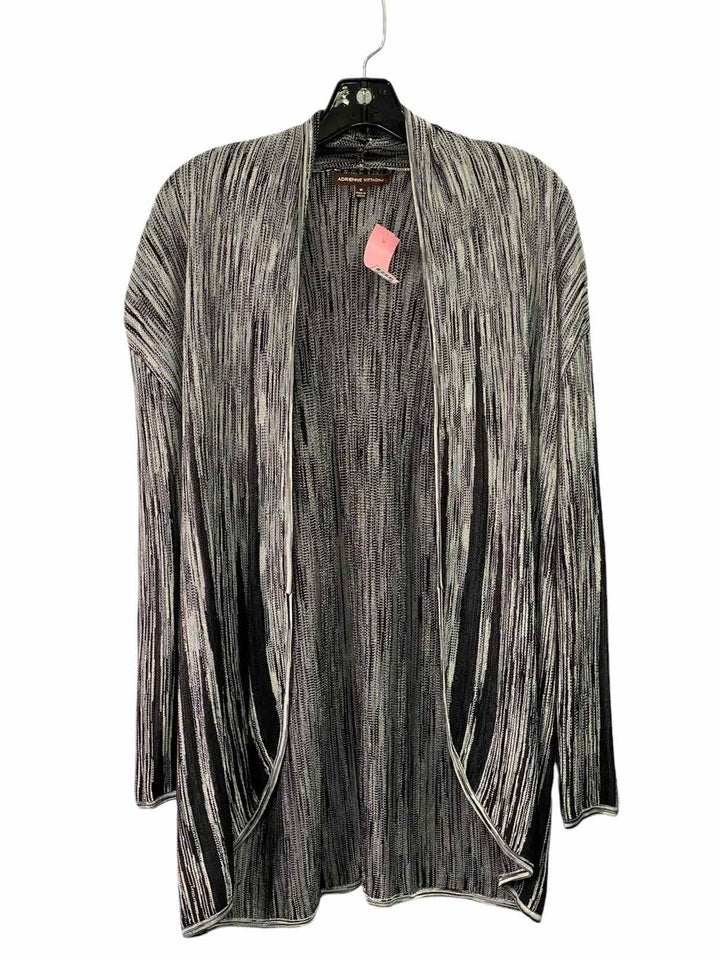 Adrienne Vittadini Size M Gray Black Long Sleeve Shirts