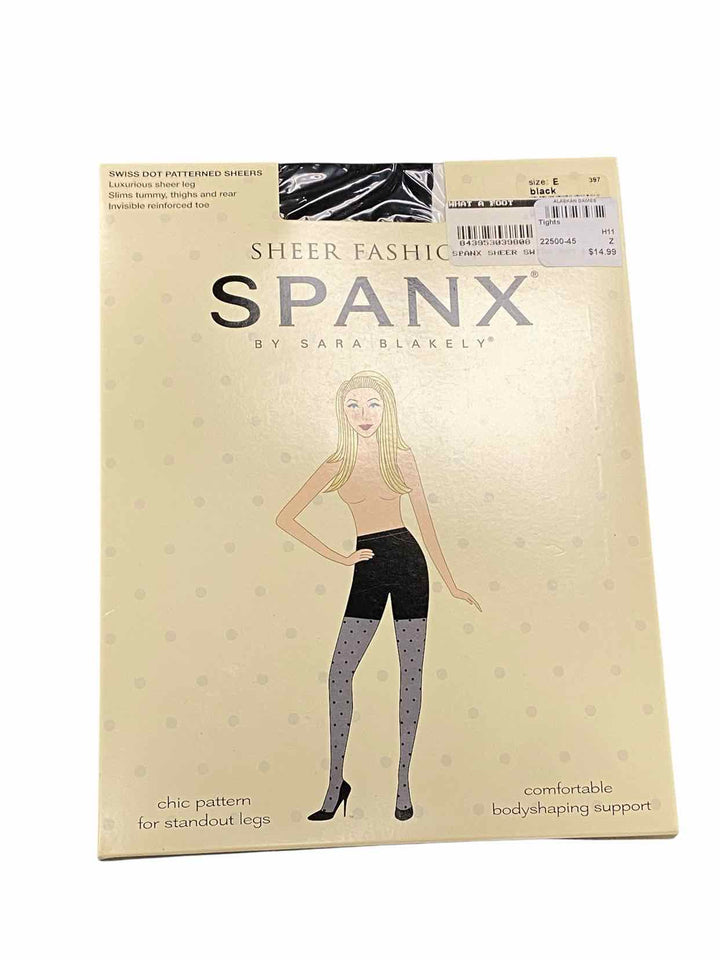 Spanx Black Size E Tights