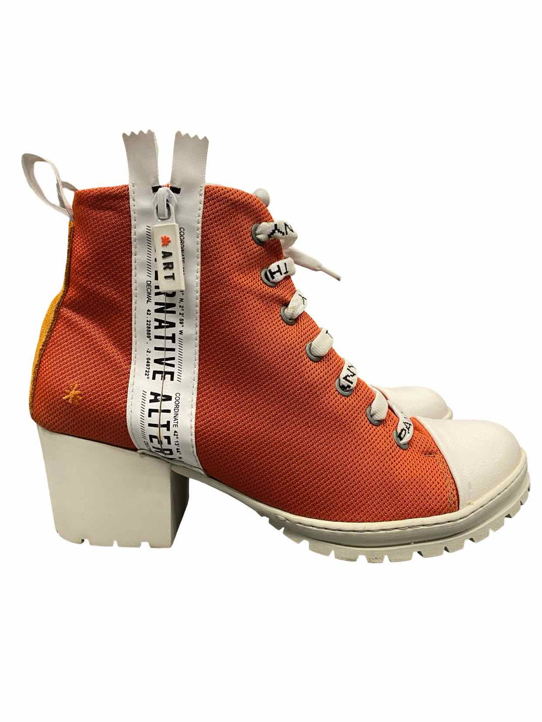 Art Shoe Size 40 Burnt Orange Boots(Ankle)