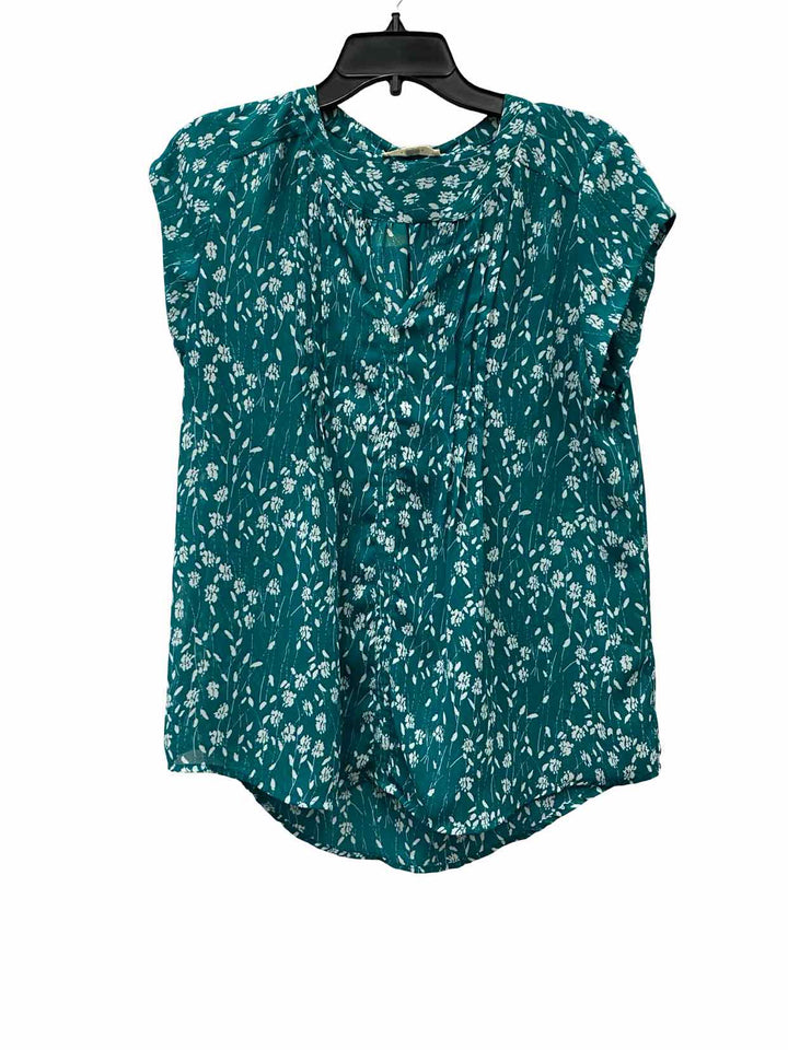 fun2fun Size XL Teal White Short Sleeve Shirts