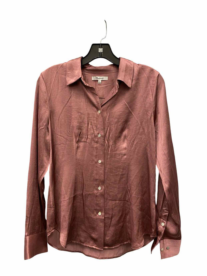 MadeWell Size 4 Pink Long Sleeve Shirts
