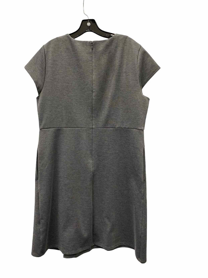Lands End Size 16 Gray Dress