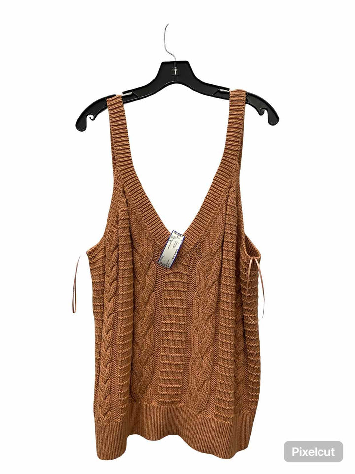 Banana Republic Size XL Brown Knit Tank Top