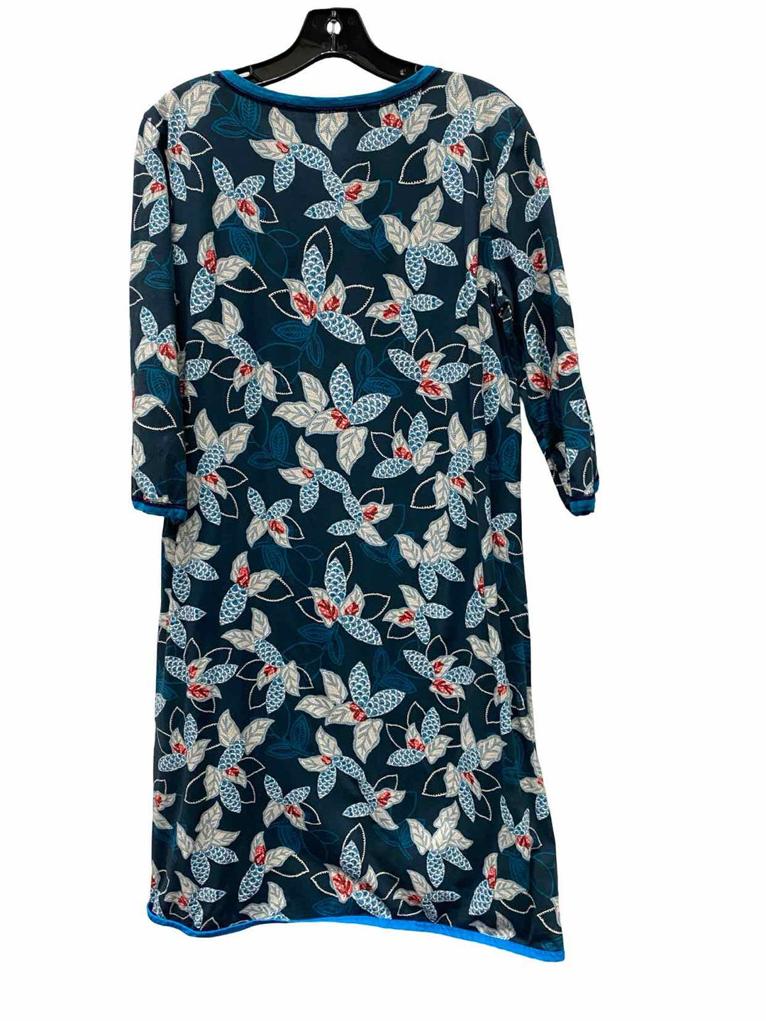 Garnet Hill Size S Blue Floral Dress